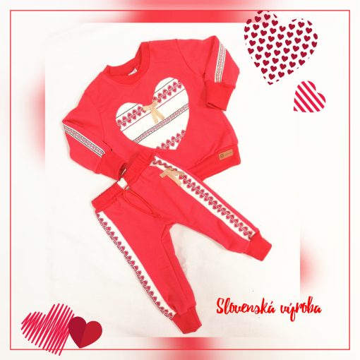 Súprava Folk červená CK1003